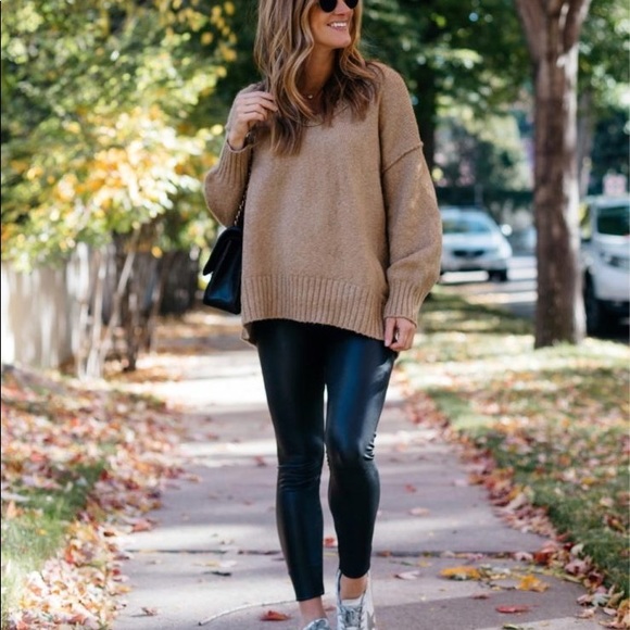Free people brookside sweater camel - Picture 5 of 6